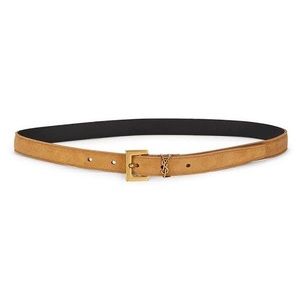 Saint Laurent suede belt